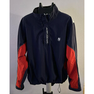 GALVIN GREEN GORE-TEX Men's XL Paclite Quarter Zip Pullover Red White Blue 1928